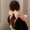 Korean Fashion Elegant Bow Spring Hair Clips Princess Ribbon Headwear Girls Women Hair Accessories