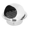 Stainless Steel Round Air Vent Thicken Windproof Rainproof Round Ventilation Grille Cover with Fine Mesh 100mm 3.9in