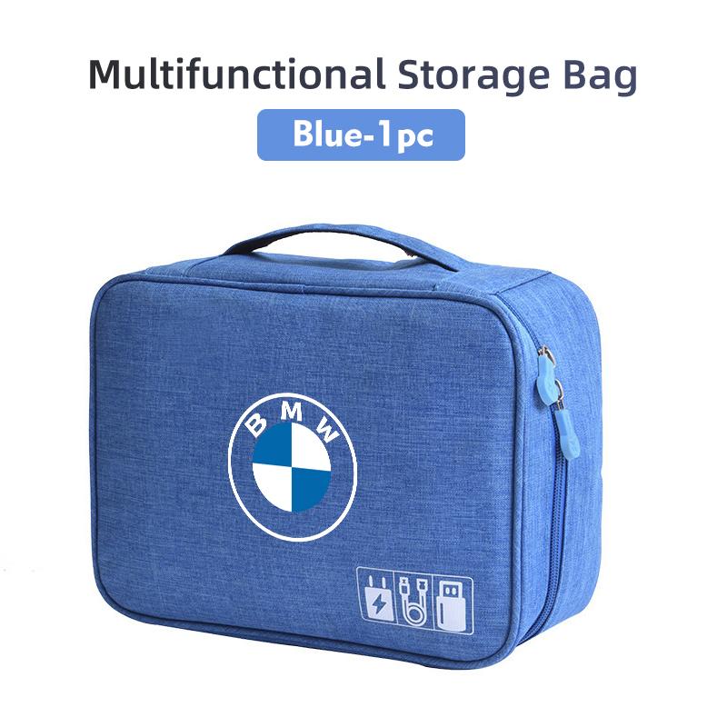 Car Storage Bag USB Data Cable Headset Charging Treasure Box For BMW G30 G20 M3 M5 E91 E92 E93 E36 E70 X3 X4 X5 X1 E39 F30