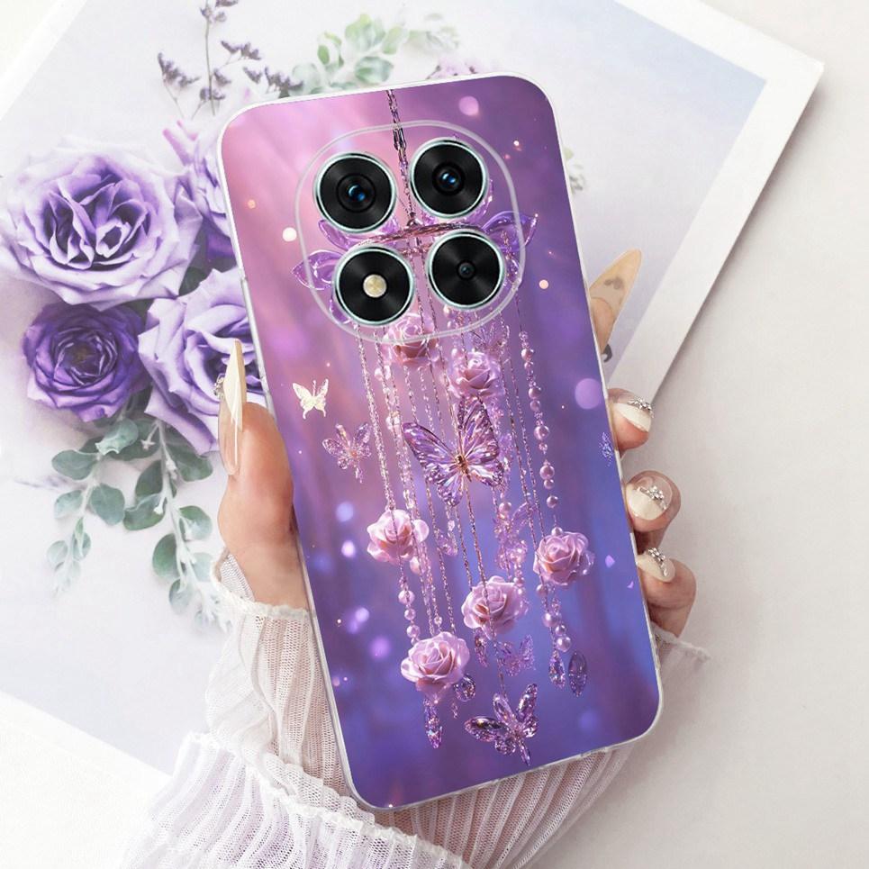 Soft Clear Casing For Xiaomi Redmi Note 14 Pro 4G 5G Note 14s 14 Europe Phone Case Cartoon Cat Dragon Flower Butterfly Cover
