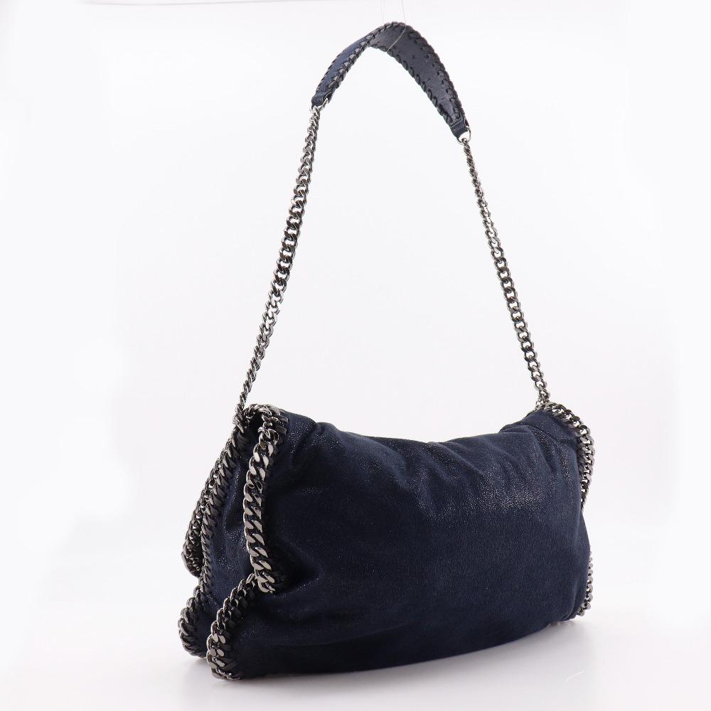 Stella Mccartney Falabella Shoulder Bag 326239 ChainShoulder Navy Blue Polyester Women Used
