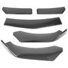 Verstellbarer 5-teiliger segmentierter Frontspoilerlippe für Skoda Fabia NJ PJ 2014-2026 Frontstoßstangen-Splitter Auto-Außen Sport Karosserie-Kit