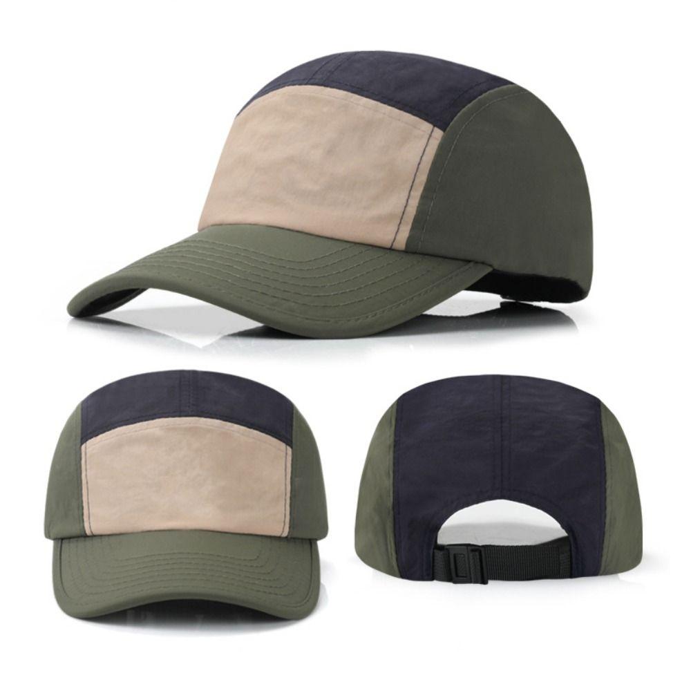 5 Panel Baseball Cap Nylon UV Protection Cap Fashion Sun Visor Cap Outdoor Fishing Hiking Golf