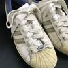 adidas SUPER STAR low cut sneakers 5.5 23.5 white trefoil(USED)