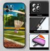 Badminton Sports Case for Samsung Note 20 10 S25 Plus Ultra Lite FE A11 A26 A51 A52 A53 A56 A70 A71 A72 A73 M20 M30 M21 M31 M51
