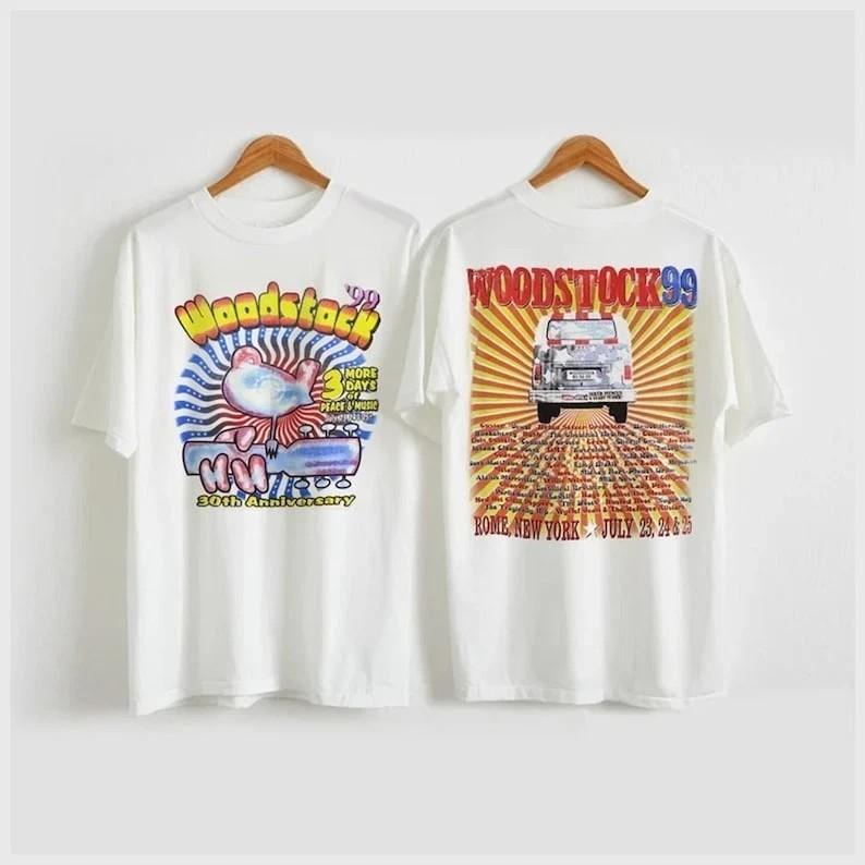 Woodstock 99 Shirt Vintage Woodstock 99 T-Shirt L