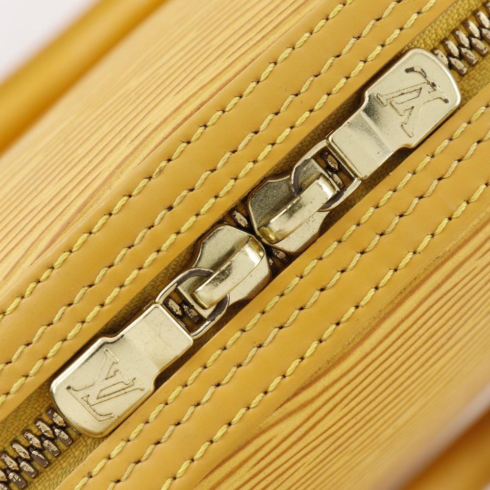 Louis Vuitton Jasmin Handbag M52089 Tassiri Yellow Yellow Epi Leather Women Used