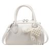 Fashion messenger bag niche casual small square bag women's 2025 summer new hand carry simple commuter shoulder bag