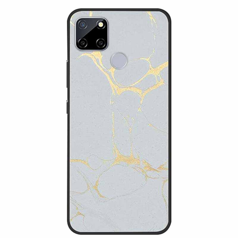 Für Realme C25 Hülle Marmor Silikon TPU Weiche Abdeckung Handyhülle Für OPPO Realme C25S C25 S Funda Stoßfest Coque RMX3191 Capa