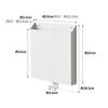 Yamazaki Tower Print Holder with Hooks - White, 23x3.5x28.5cm