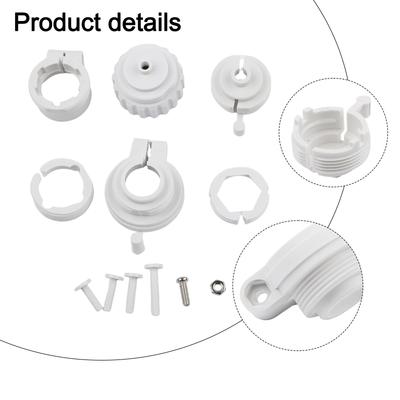 1Set Thermostat Adapter Set For RA For RAV For RAVL Plastic Radiator Thermostat Valve Water Heating Valve Heating