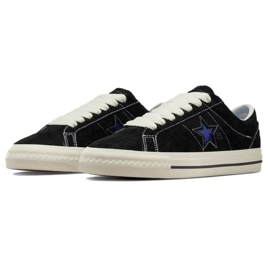 Converse Quartersnacks x One Star Pro Low Black Men Sneakers Egret Hyper-Blue A09555C