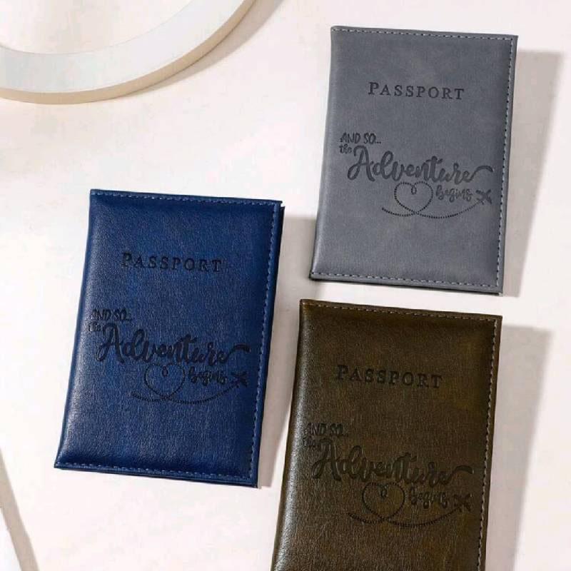 Passport Holder Wallet Cover Travel Essentials Pu Leather Card Case International Travel Accessories for Women/Men