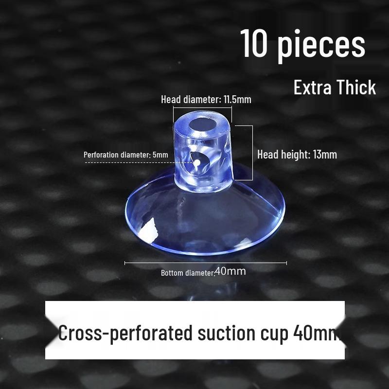 Transparenter Saugnapfhaken für Glas, Fliesen und Auto-Werbung