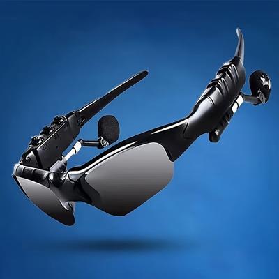 Inteligentne okulary do jazdy samochodem ze słuchawkami bezprzewodowymi – muzyka, rozmowy i nawigacja, dźwięk stereo, słuchawki z redukcją szumów do jazdy na rowerze i aktywności na świeżym powietrzu