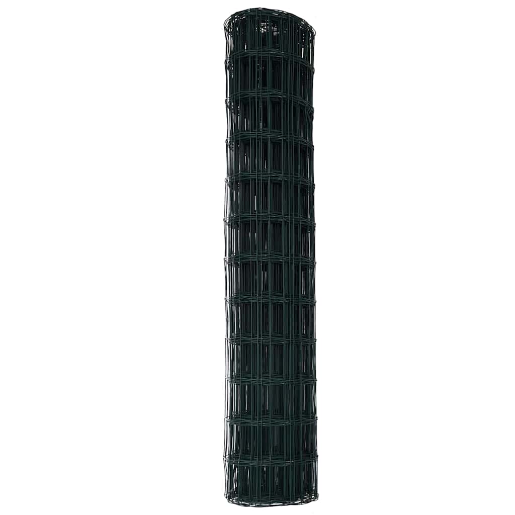 Euro Fence Green 1 X 10 M PVC Coated Iron