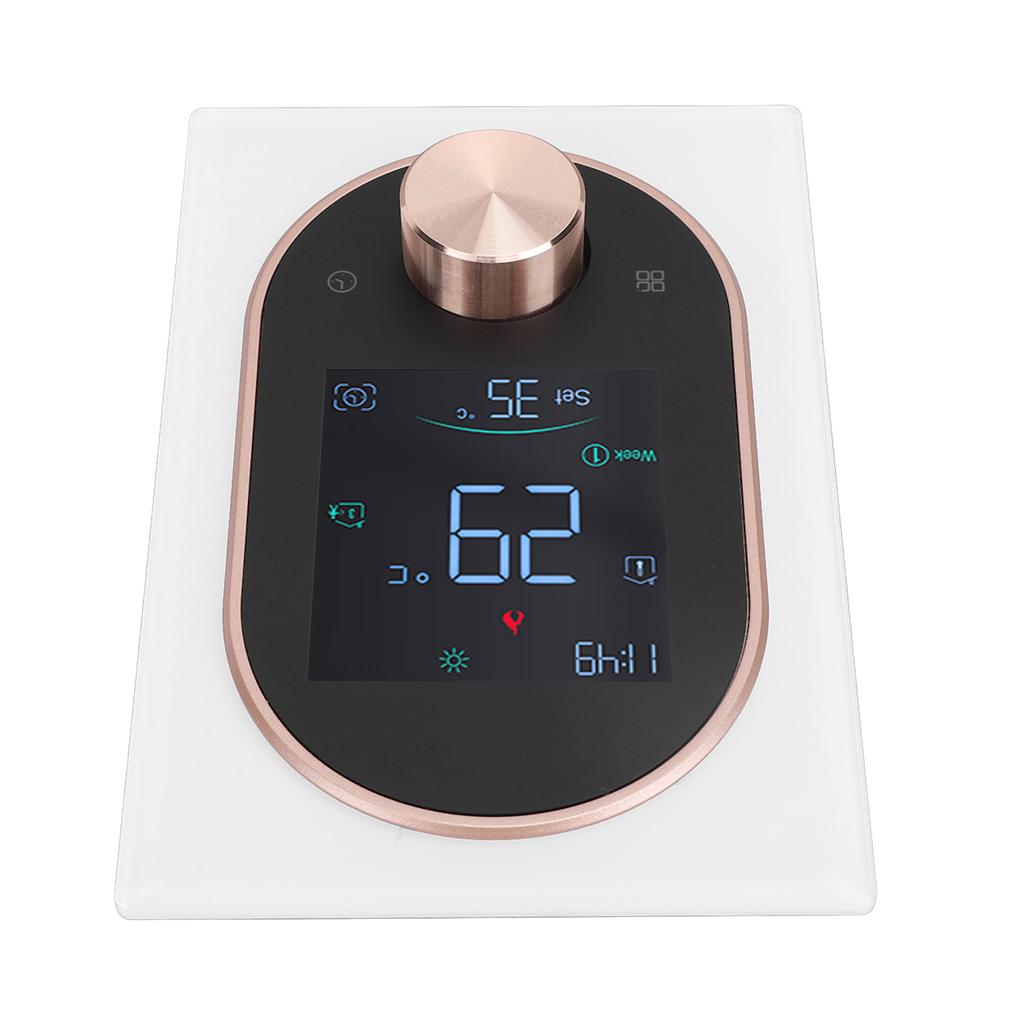 Smart Color Thermostat LCD Programmable Knob Control Touchscreen Electric Heater Thermostat with