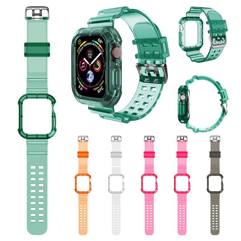 Transparentes Apple Watch Armband Bequem Robust Und Atmungsaktiv