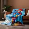 Red-Haired Cartoon Girl Blanket for All Seasons Blanket Lunch Break Throw Gift