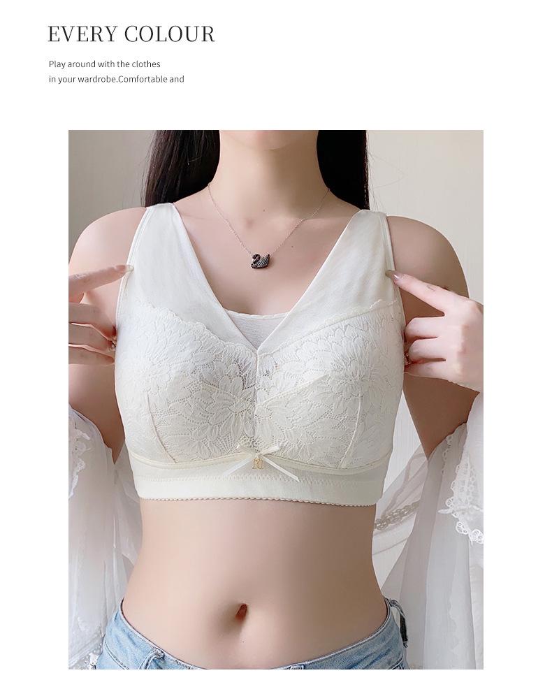 Summer Style Seamless Wireless Plus Size Bra: Anti-Exposure & Anti-Sagging Design