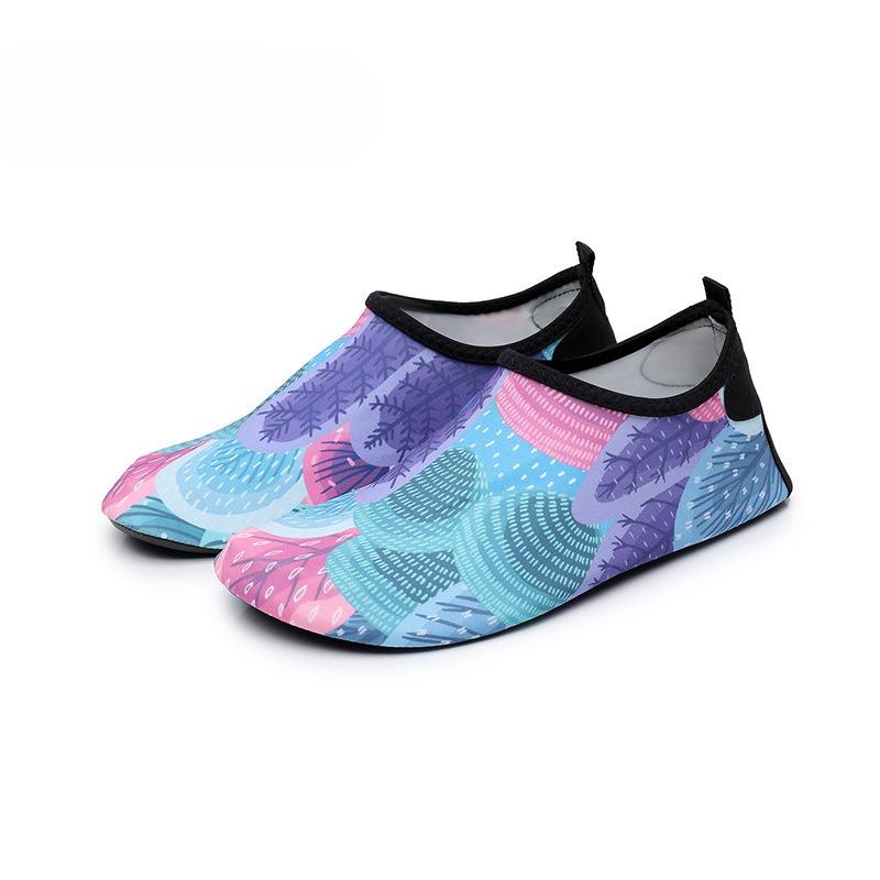 Barefoot Aqua Shoes for Women and Men Lightweight Water Shoes Non-Slip Aqua Sock Adults Barefoot Quick-Dry Aqua Socks for Beach Swim Surf Water Sport 36-37