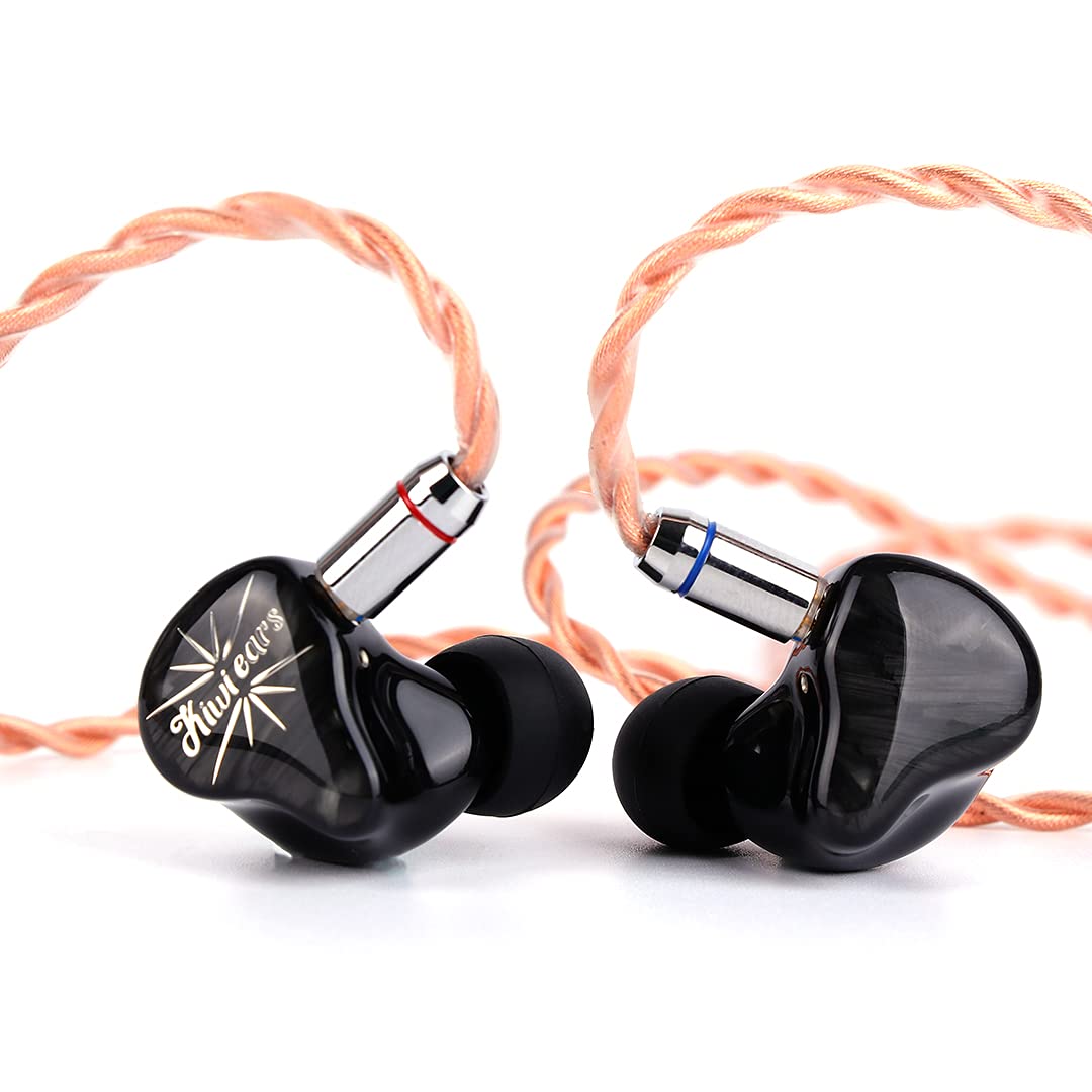 

Kiwi Ears Orchestra Pure Balanced Armature Driver HIFI HIFI Sound Deep Noise Stereo Wired Comfortable Ergonomic No Made in China (8BA) High-End In-Ear чорний