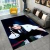 Fashion Kpop Hyunjin Stray Kids Non-Slip Area Rug for Living Room,Bedroom,Playroom,Soft Carpet Floor Mat Home Decor Rug Kid Room