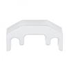 4 Claw Practical Metal Silver Violin Mute Muffler for 4/4 3/4 1/2 Violin