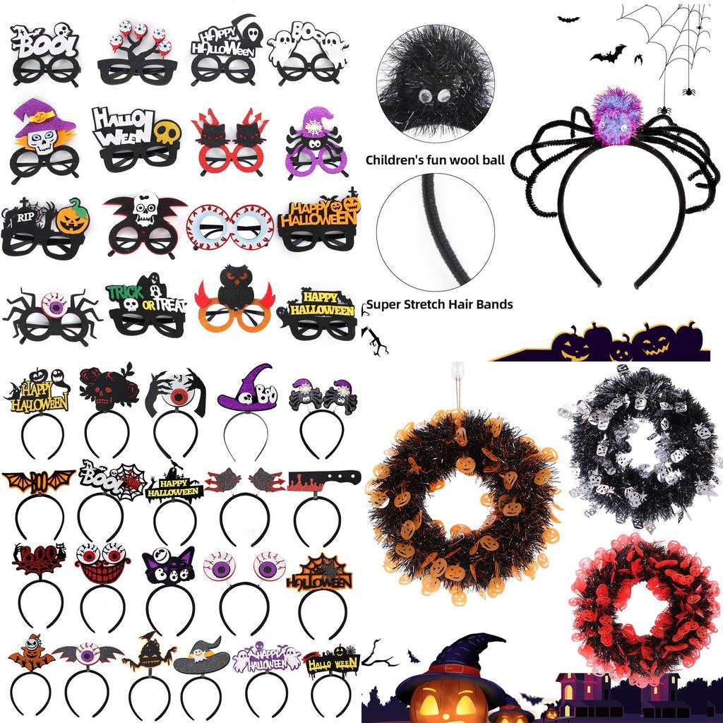 Bandeau Araignée d'Halloween Élégant Accessoire de Costume Parfait Pour un Look Festif