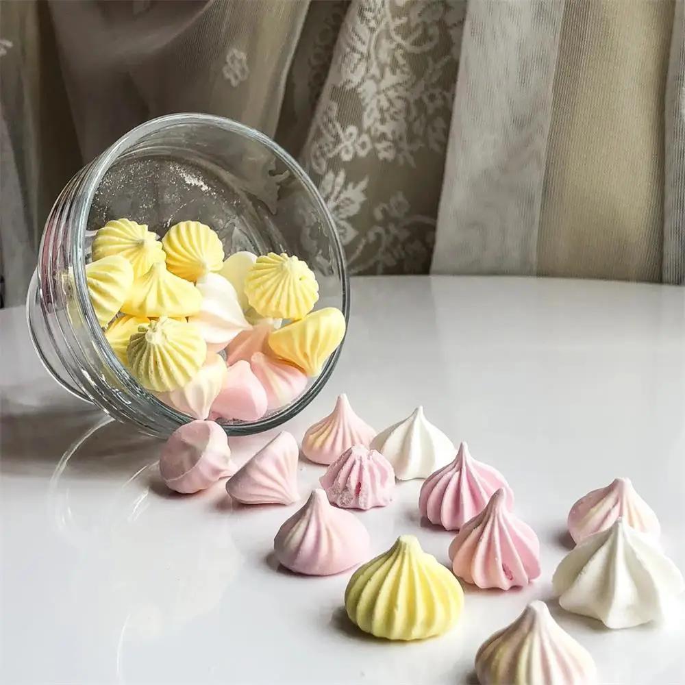 Silicone Flame Shaped Chocolate Praline Mould Non Stick Baking Mold Madeleine Candy Jelly Ice Cubes Cake Sweets Decoration