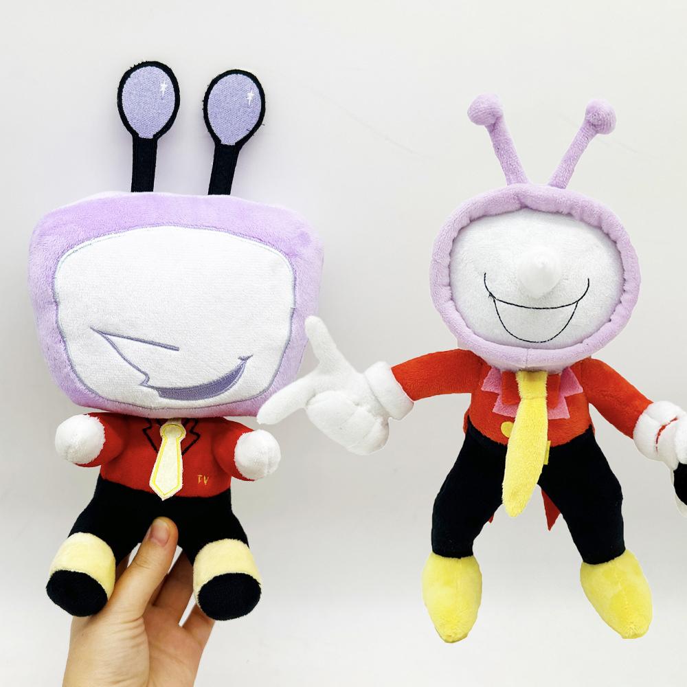 25CM Jevil Deltarune Plush Toy Cartoon Ralsei Lancer Stuffed Dolls Soft Kris Plushie Figure Pillow Kids Christmas Birthday Gifts