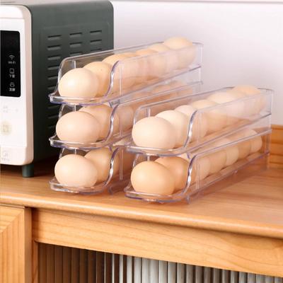 Porta-ovos para geladeira Organizador de rolamento automático Dispensador automático Geladeira