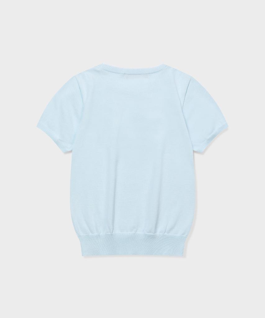 Geulleondeun Cool Cotton Knit Top (Mint)