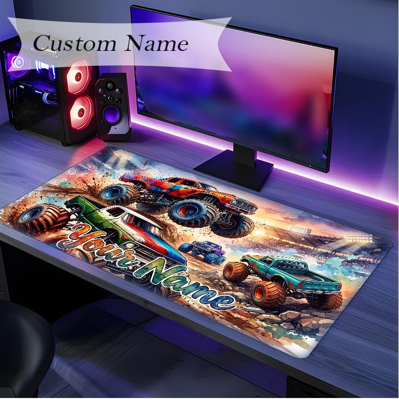 Camion monstru (28) Mousepad Personalizat Anti-Alunecare pentru Birou Gaming Birou Cadou Personalizat pentru Bărbați Femei