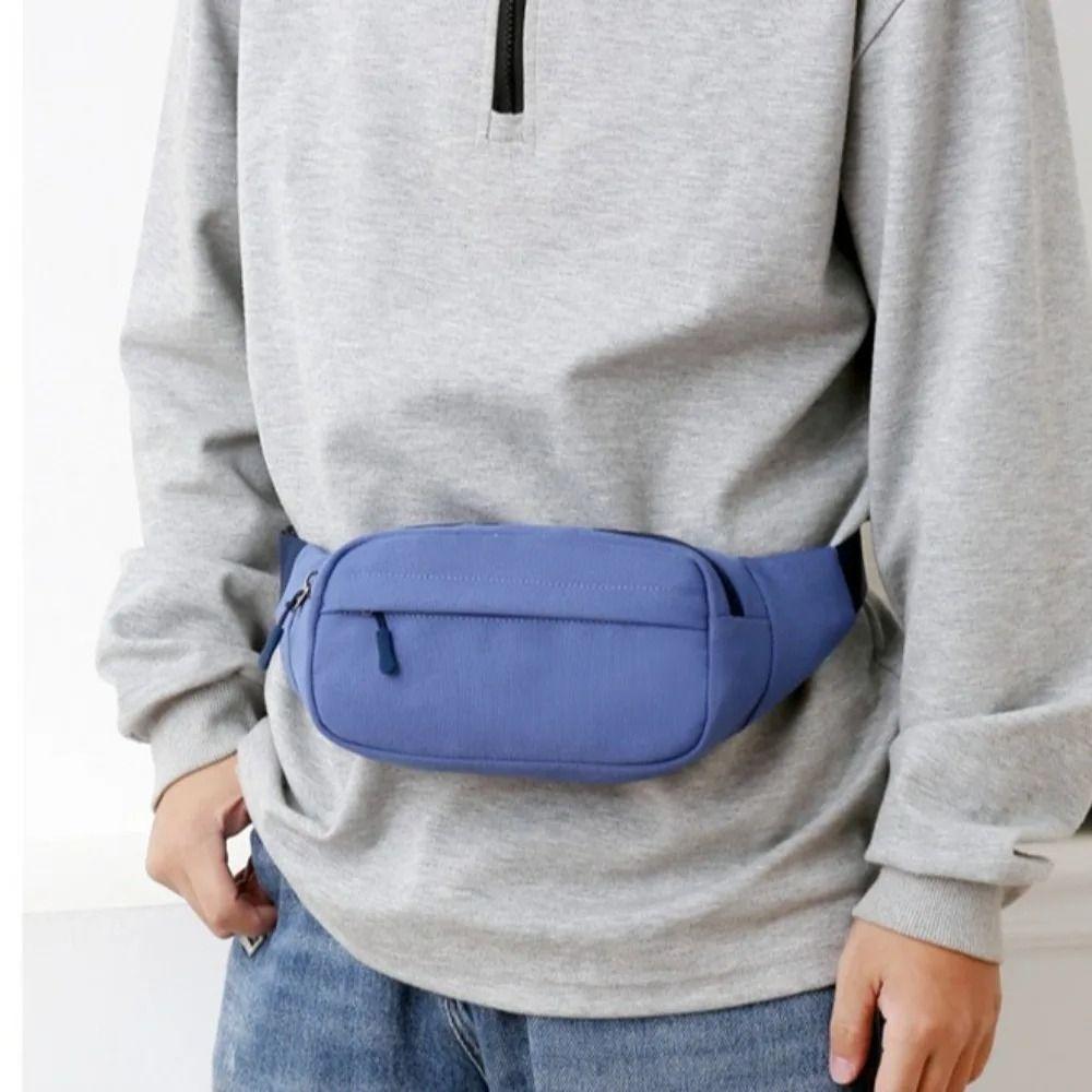 Large Capacity Phone Belt Bag Single Shoulder Sports Crossbody Bag Men Waist Bag  Travel Phone Bag