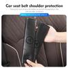 Car Carbon Fiber Seat Belt Shoulder Cover Padding Seatbelt ProtectionAccessories For Benz CITAN VITO SPRINTER CLS SLK Sport ML PN7