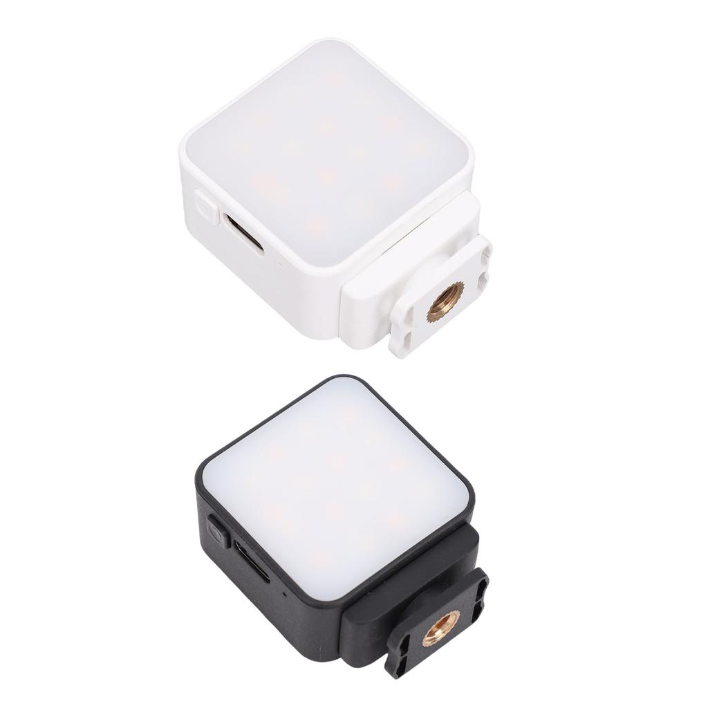 LED Video Light Fit for Pocket 3 Action Camera Fill Light Vlog Selfie Light with 16 LED Beads for Vi