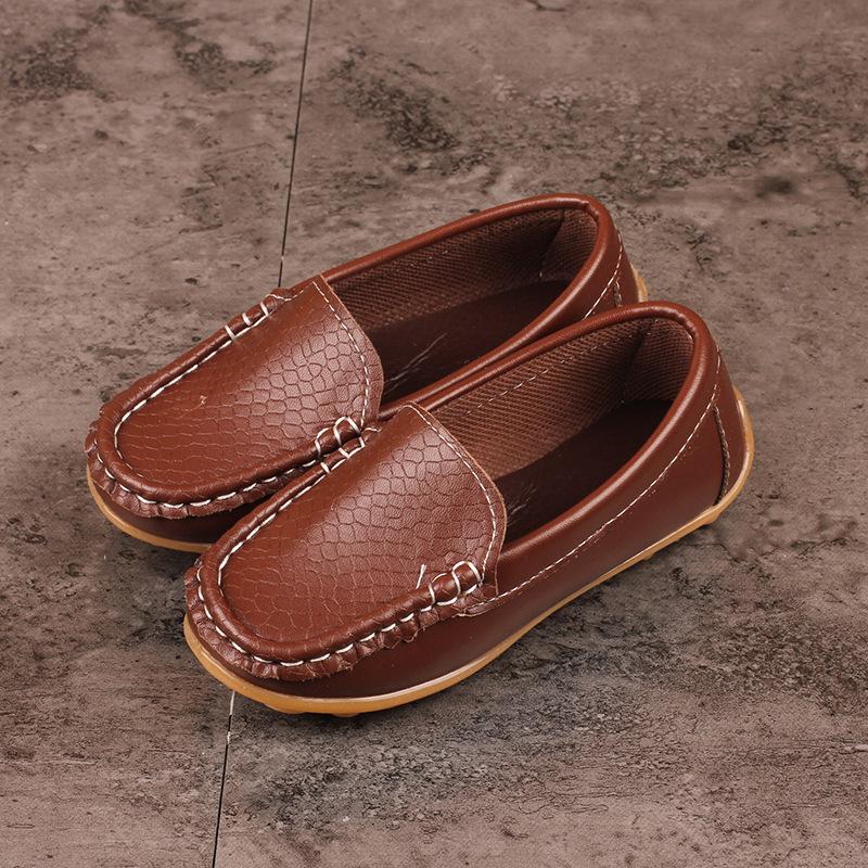 JGSHOWKITO Scarpe per bambini Colori caramella Unisex Ragazzi Ragazze Mocassini morbidi Slip-on Scarpe in pelle PU per bambini Taglia 21-38 Mocassino Hot