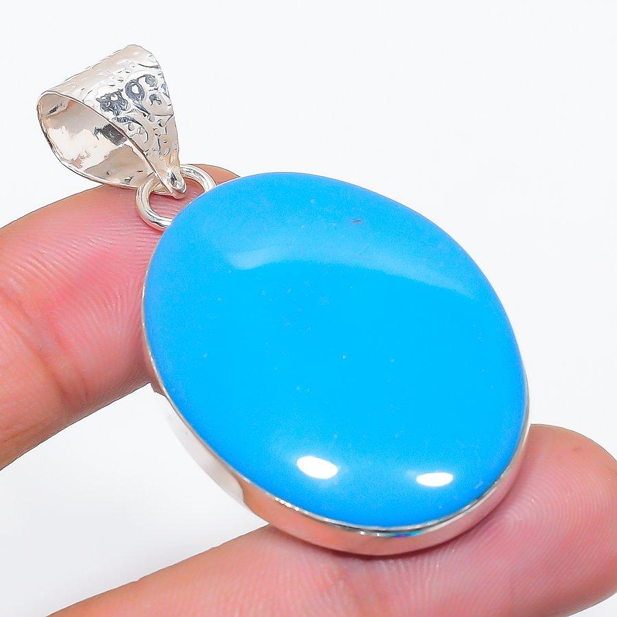 Natural Owhyee Opal Gemstone 925 Sterling Silver Jewelry Pendant 2.21  AP-14175