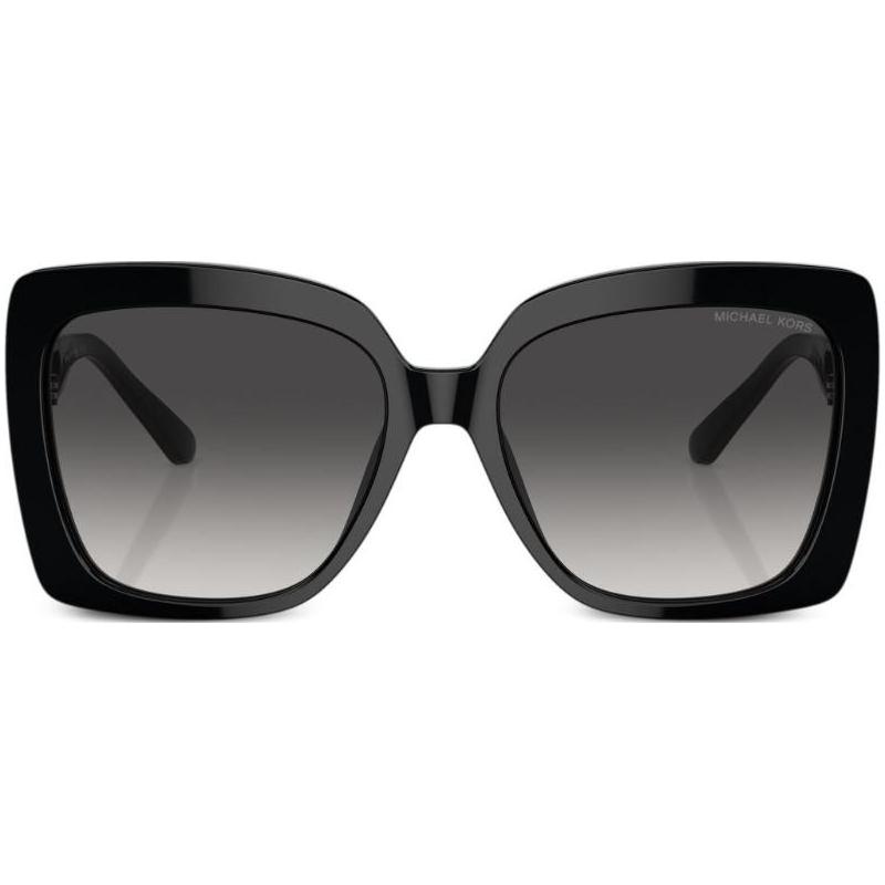 Michael Kors Temple Trim Acetate Square Sunglasses Women's Black