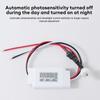 DC 12V/24V AC 100-260V Light Control Photoelectric Sensor Switch Outdoor Rainproof Lightning Protection Intelligent Delay Sensor