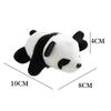 10Cm Cartoon Plush Panda Three-Dimensional Panda Brooch Plush Doll Toy Ins Panda Jewelry School Bag Pendant Children’S Gift