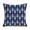 Nordic Geometric Decorative Pillow Sofa Cushion Cover Modern Home Decor Square Pillowcase Peach Skin Pillowcase