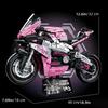 Educational Road Motorcycle M1000 RR Model 42130 Building Blocks Creative Technical MOC Assembly Bricks Pink Desktop Gift Idea