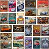American Classic Car Truck Vintage Poster Metal Signs Tin Plaque For Pub Bar Club Garage Home Decor Wall Art Painting YJ123