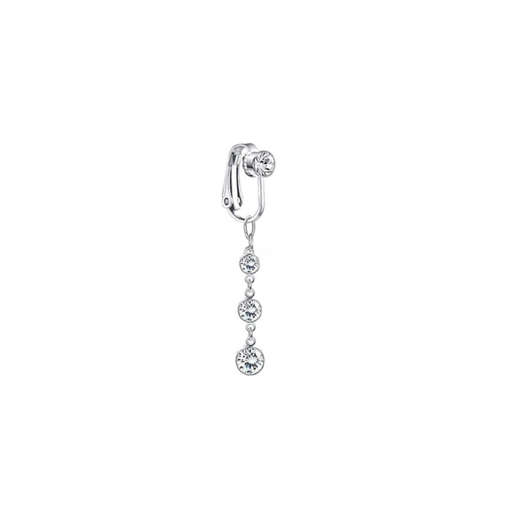 Cadeaux en Acier Inoxydable Faux Piercing au Ventre Anneau de Nombril Géométrique Piercing au Nombril
