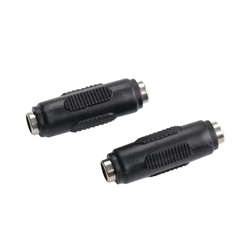 8Pcs DC Plug 5.5*2.1mm Double Male Dual Female Jack Socket DC Connector DC Audio Adaptor