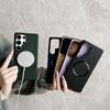 Pokrowiec z funkcją ładowania bezprzewodowego Skórzane etui na telefon Do Samsung Galaxy S25 Edge S24 Ultra S22 S23 Plus A16 A26 A36 A56 5G Fundas Miękki zderzak TPU Pokrowiec na telefon