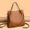 100% Genuine Leather Shoulder Messenger Bags for Women 2023 Large Capacity Cow Leather Ladies Handbags Soft Female Crossbody Sac