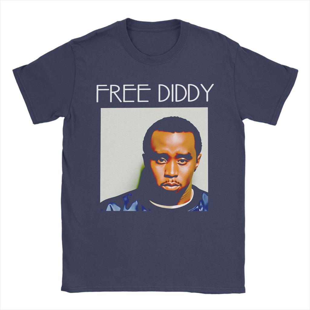 2026 FREE DIDDY Mens T Shirts Vintage Tees Short Sleeve O Neck TShirts Cotton Unique Tops